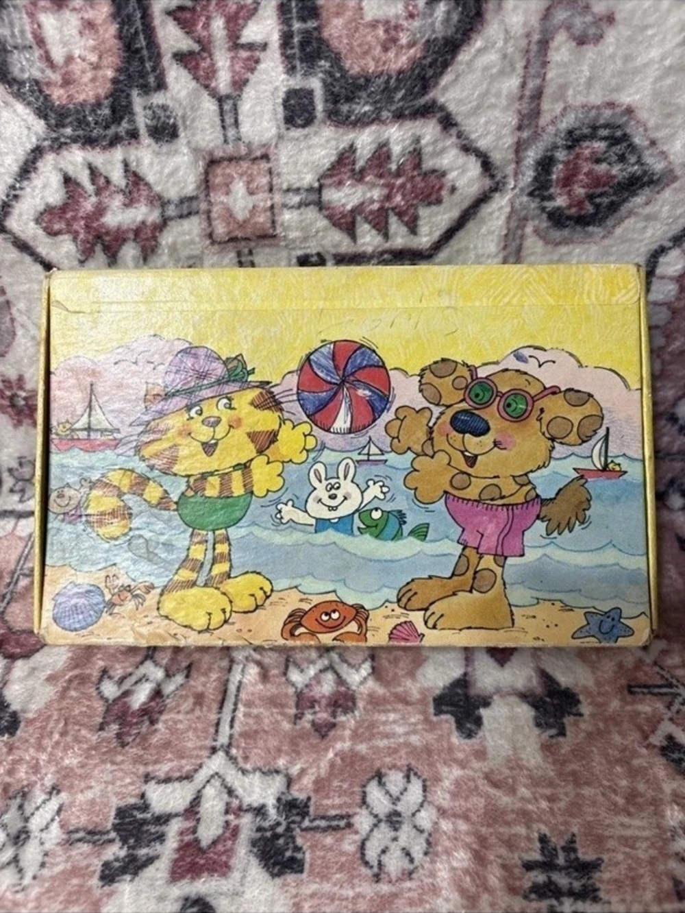 Vintage Illustrated Crayon Box Retired Crayons